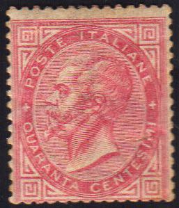 1863 - 40 cent. De La Rue, ... 