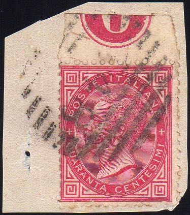 1863 - 40 cent. De La Rue, ... 