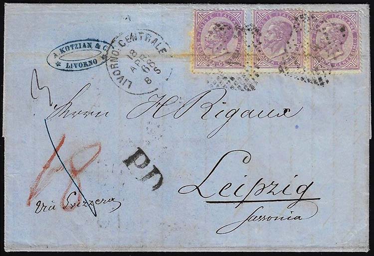 1868 - 60 cent. De La Rue, ... 
