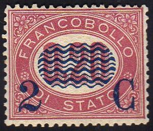 1878 - 2 cent. su 0,20 lire ... 