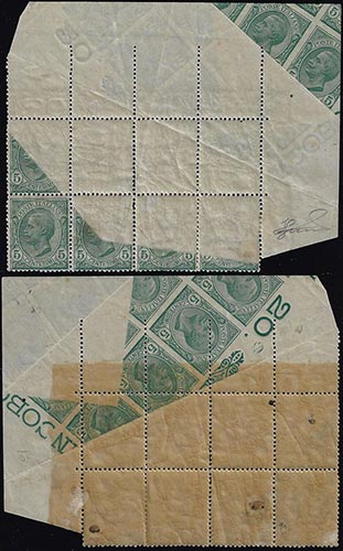 1906 - 5 cent. Leoni (81), blocco ... 