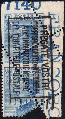 1908 - 25 cent. Michetti (83), ... 