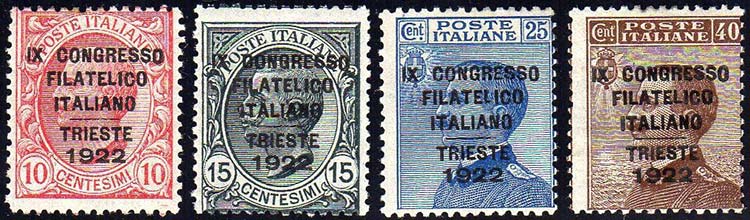 1922 - Congresso Filatelico ... 