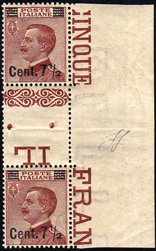 1927 - 7 1/2 su 85 cent. Michetti, ... 