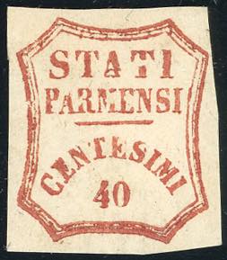 1859 - 40 cent. rosso bruno, I ... 
