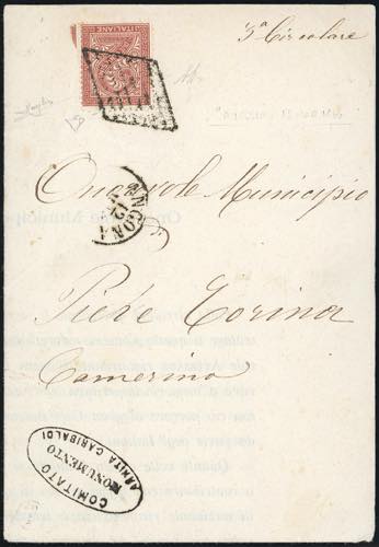 ANCONA, griglia - 2 cent. De La ... 