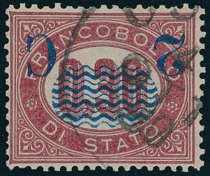 1878 - 2 cent. su 0,30 Servizio ... 