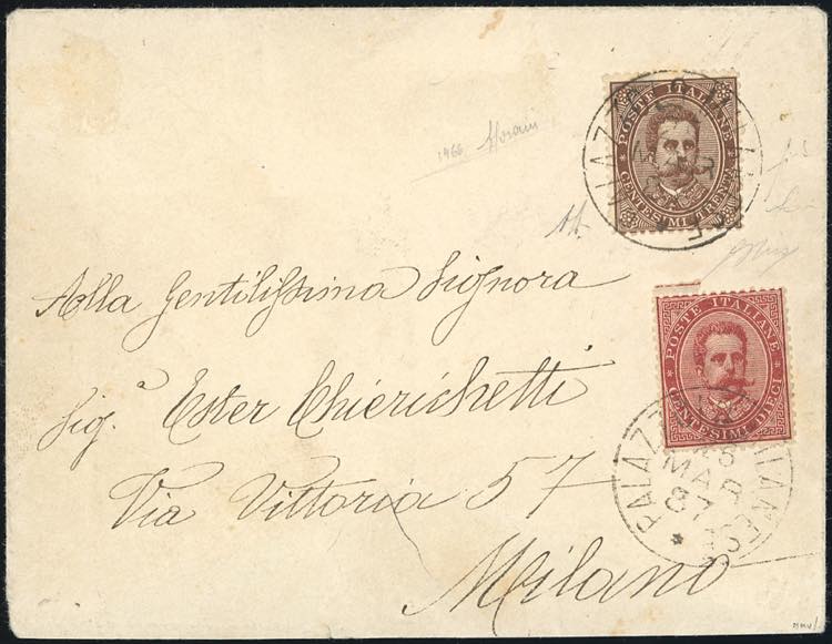 1887 - 30 cent. e 10 cent. Umberto ... 