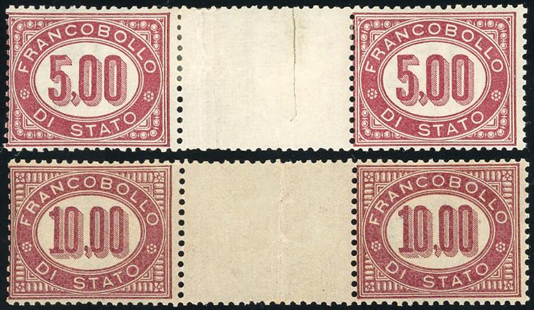 1875 - 5,00 e 10,00 lire lacca, ... 