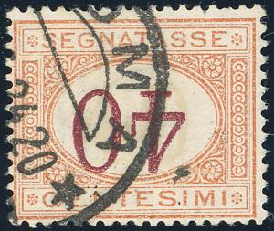 1870 - 40 cent. ocra e carminio, ... 