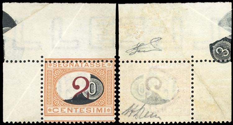 1891 - 30 cent. su 2 cent. ocra e ... 