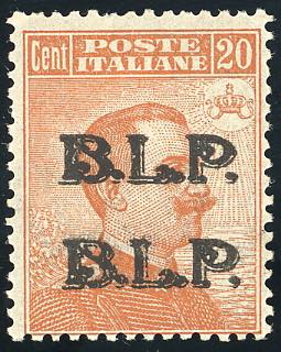 1923 - 20 cent. arancio, doppia ... 