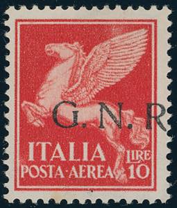 1944 - 10 lire soprastampa G.N.R. ... 