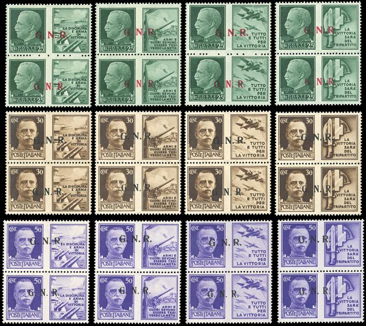 1944 - Serie completa in coppie ... 