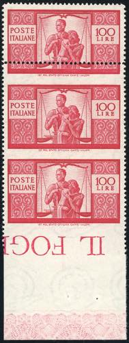 1946 - 100 lire carminio scuro, ... 