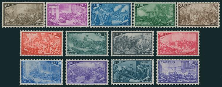 1948 - Risorgimento (580/591+E), ... 