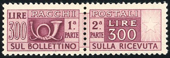 1948 - 300 lire lilla bruno, ... 