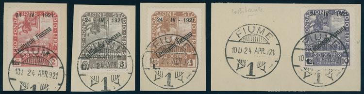 FIUME 1921 - 2 l., 3 l., 5 l., 10 ... 