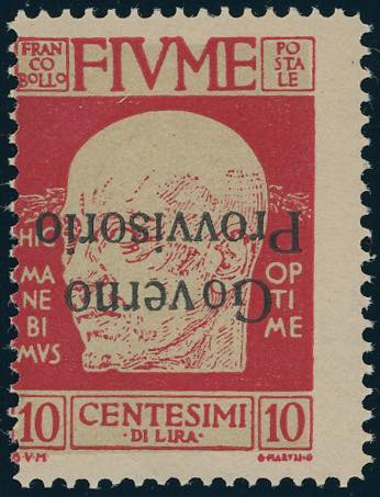 FIUME 1921 - 10 cent. Governo ... 