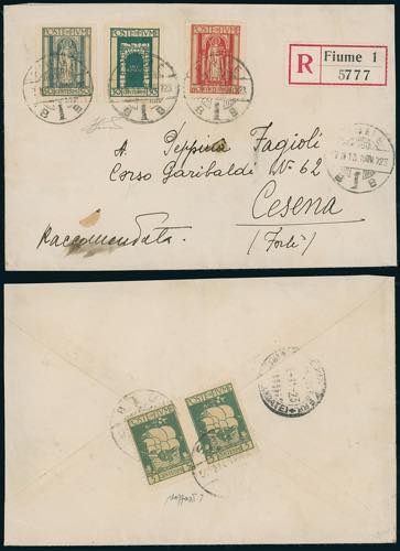 FIUME 1923 - 30 cent. e 50 cent. ... 