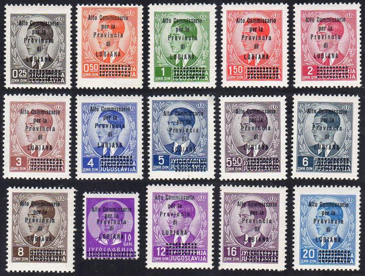 LUBIANA 1941 - Soprastampati Alto ... 