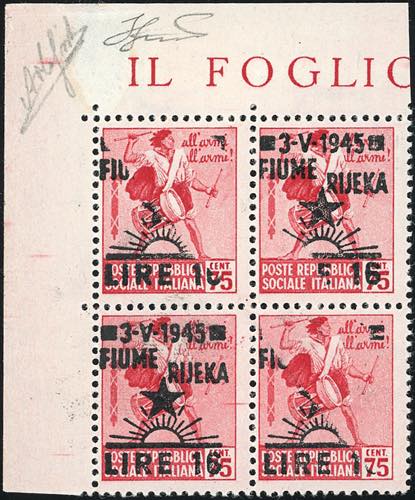 OCCUPAZIONE JUGOSLAVIA FIUME 1945 ... 