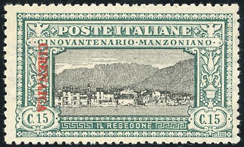 1924 - 15 cent. Manzoni, saggio ... 