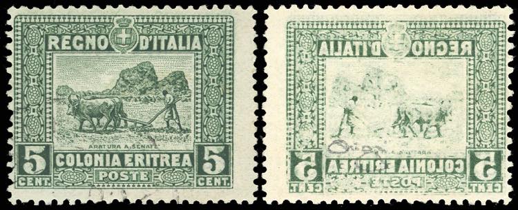 1914 - 5 cent. Soggetti africani, ... 