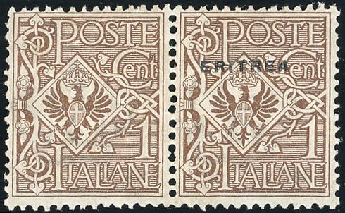 1924 - 1 cent. Floreale, ... 