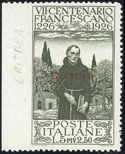 1926 - 5 + 2,50 lire S.Francesco, ... 