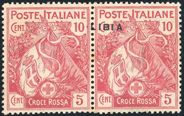 1915 - 10 + 15 cent. Croce Rossa, ... 