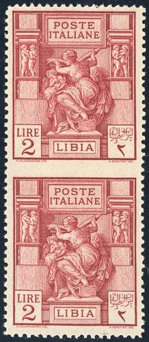 1924 - 2 lire Sibilla Libica, ... 