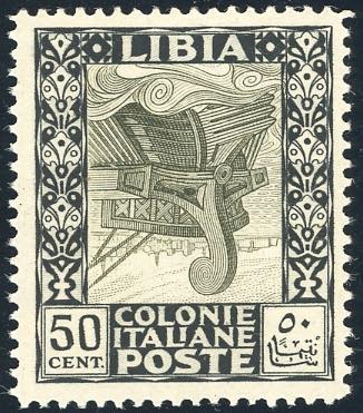 1924 - 50 cent. Pittorica, centro ... 