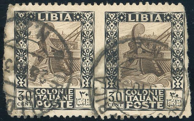 1927 - 30 cent. Pittorica, dent. ... 