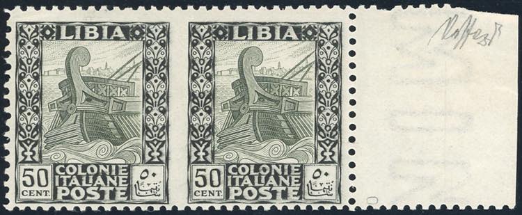 1927 - 50 cent. Pittorica, dent. ... 