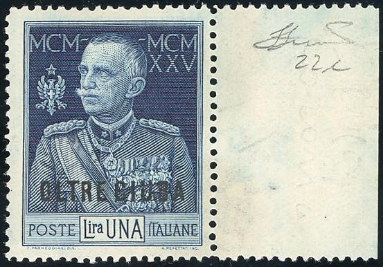 1925 - 1 lira Giubileo, dent. 13 ... 