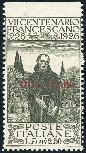 1926 - 5 + 2,50 lire S.Francesco, ... 