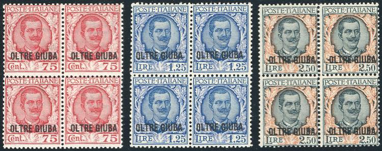 1926 - Floreale soprastampati ... 