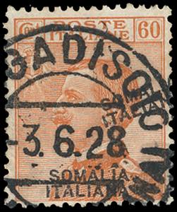 1927 - 60 cent. giallo bruno ... 