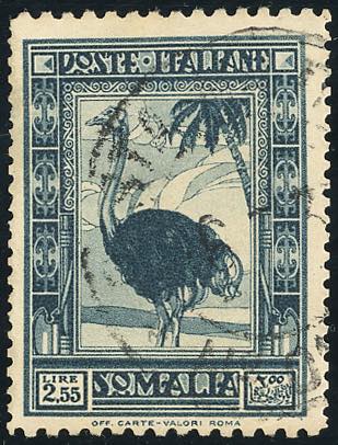 1932 - 2,55 lire Pittorica, dent. ... 