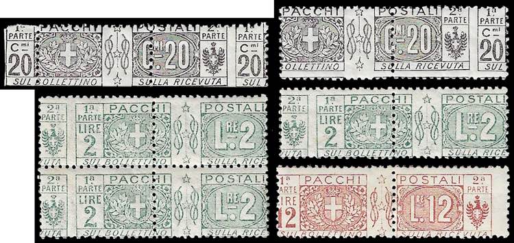 1914 - 20 cent., due esemplari, 2 ... 