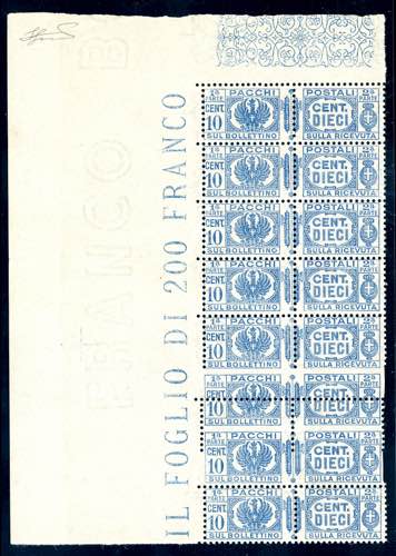 1927 - 10 cent. fasci al centro, ... 