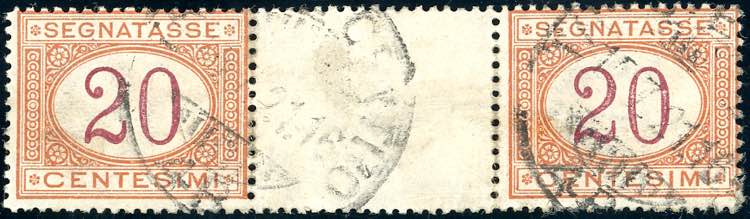 1894 - 20 cent. arancio e carminio ... 