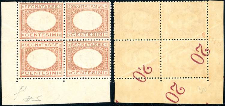 1894 - 20 cent. arancio e ... 