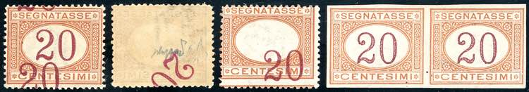 1890 - 20 cent. arancio e ... 