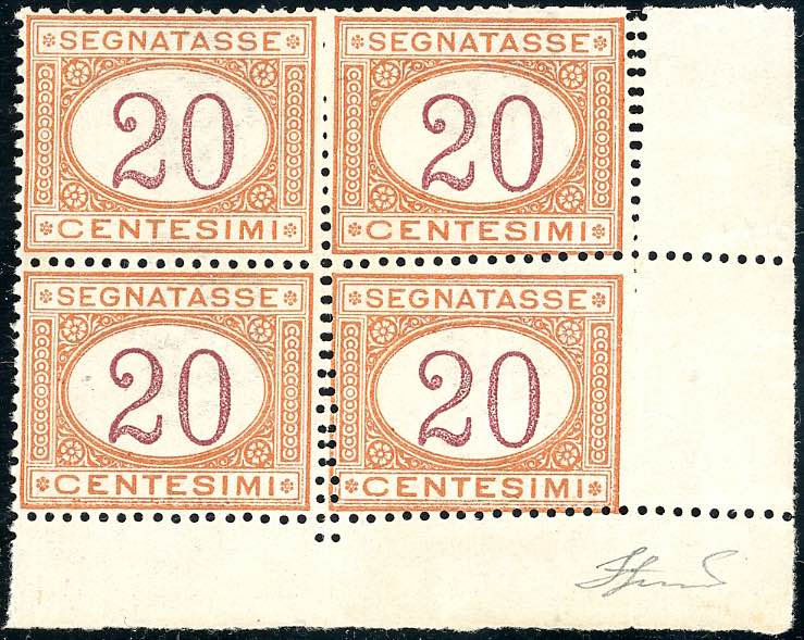 1890 - 20 cent. arancio e ... 