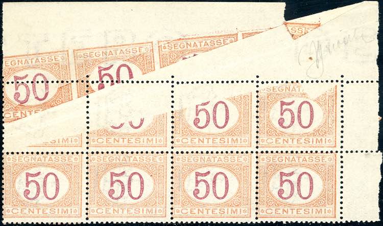 1890 - 50 cent. arancio e ... 