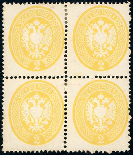 1863 - 2 soldi giallo, dent. 14 ... 