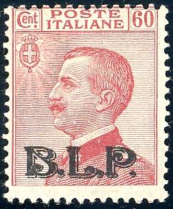 1922 - 60 cent., soprastampa BLP ... 