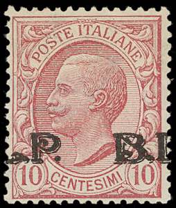 1923 - 10 cent. soprastampa BLP ... 